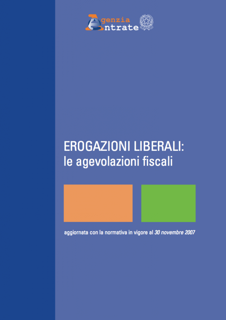 Le Erogazioni Liberali Ad Enti Ed Associazioni Come