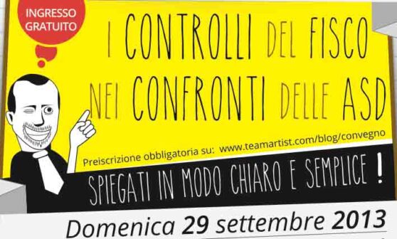 Il 29 settembre 2013 convegno GRATUITO di TeamArtist!