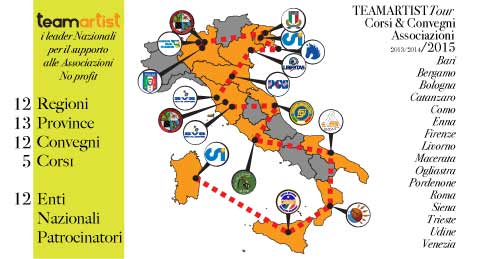 Scrivi alla tua Federazione/ Ente e chiedi di organizzare un Convegno con TeamArtist! – 2015