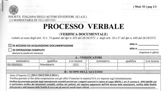 Leggi il Blog TeamArtist? Superi i controlli fiscali della SIAE!