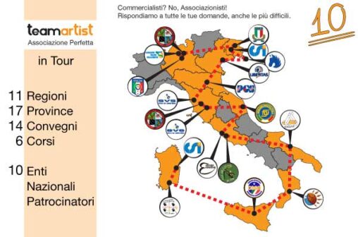 Organizza un Convegno di TeamArtist con la tua Federazione/Ente Nazionale!