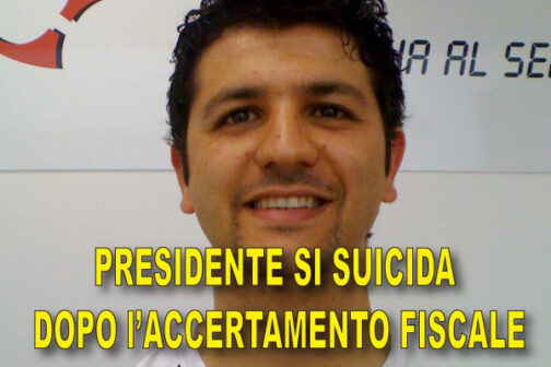 Presidente di Associazione si suicida dopo l’Accertamento Fiscale