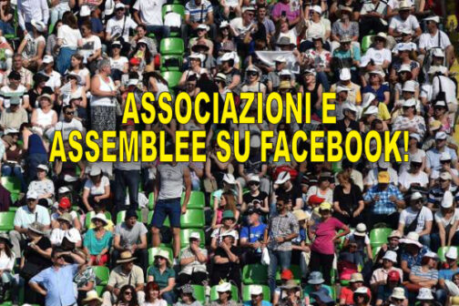 Come fare le Assemblee dei soci dell’Associazione con Facebook
