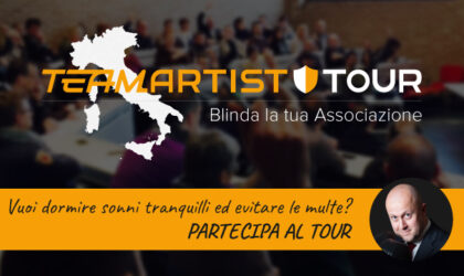 Sabato 14 Ottobre a Bari: Convegno sui Controlli del Fisco nelle Associazioni – TeamArtist Tour 2017