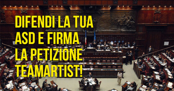 IL GOVERNO VUOLE PRENDERE 2 DECISIONI A FAVORE DI TUTTE LE ASD MA STANNO TENTANDO DI BLOCCARLO. AIUTACI!