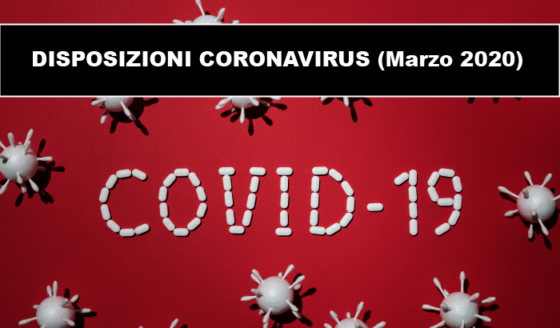 Coronavirus: disposizioni del Governo (Marzo 2020)