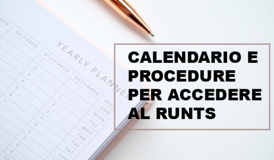 Calendario e procedure per accedere al Registro Unico Nazionale del Terzo Settore (RUNTS)