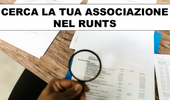 Registro unico nazionale del terzo settore