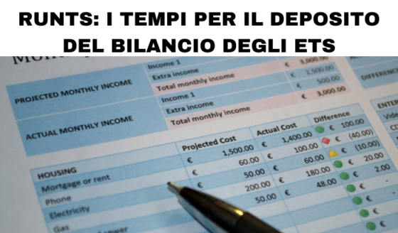 RUNTS: le scadenze per approvare e depositare il rendiconto degli ETS