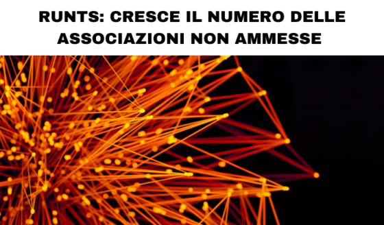 RUNTS: oltre 6.000 le associazioni non ammesse