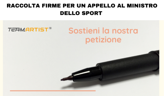 Riforma dello Sport: TeamArtist lancia una raccolta firme e un appello pubblico al Ministro dello Sport