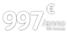 Grandi associazioni - 997€/anno iva inclusa